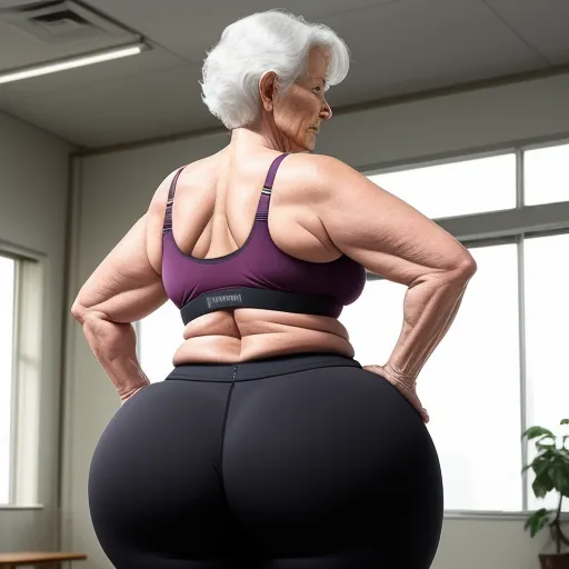 P Image Older Granny Big Booty Huge Bra Showing In