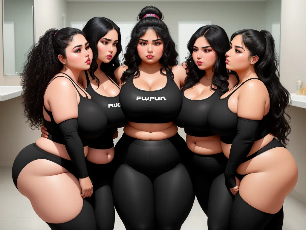 Merge Images Online A Group Of Bbw Mexican Women With Huge Fupa