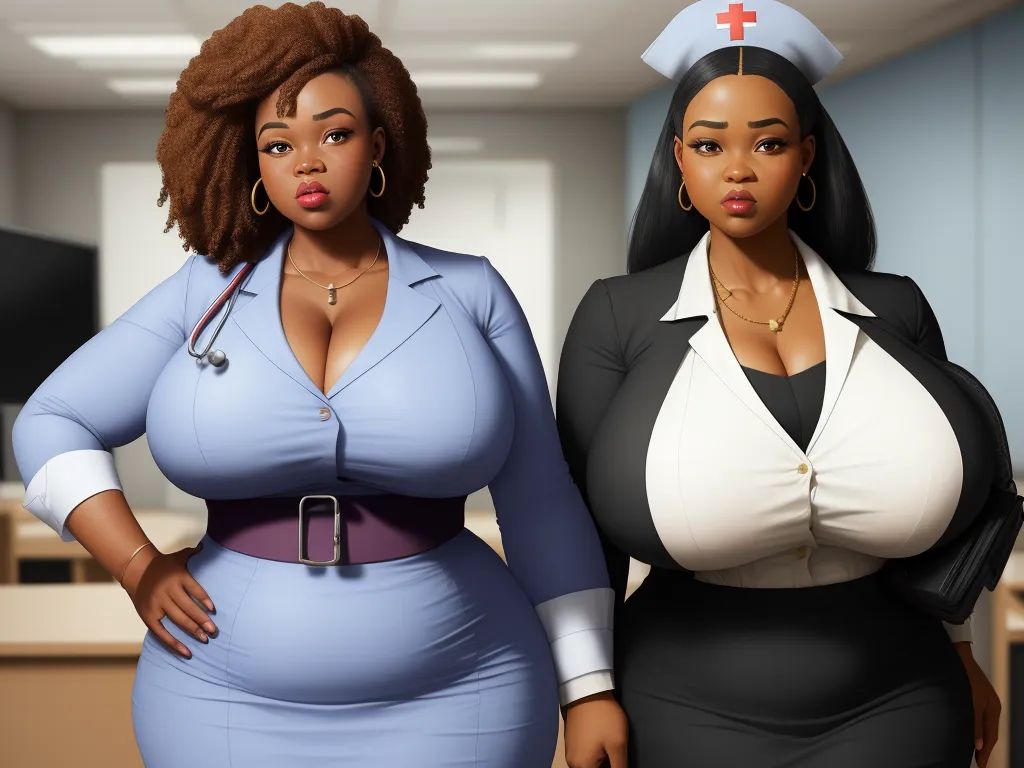 Free Dpi Images African Bbw Nurse Giants Tits Big Boobs Huge