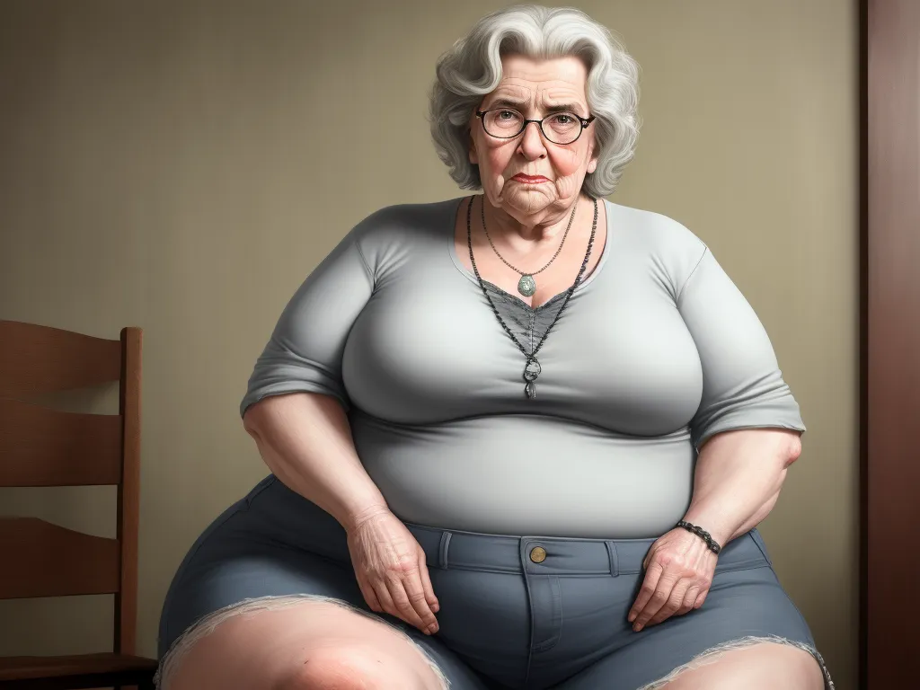 Ai Makes Images Granny Big Touching Herself Large Saggy