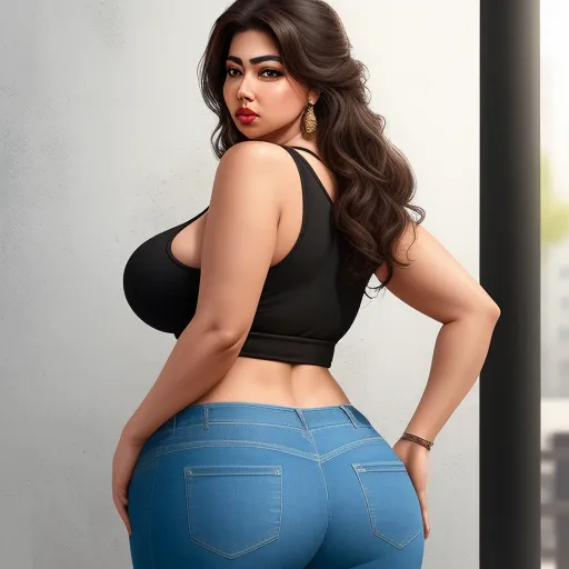 Best Ai Image Editor Big Booty Latina Woman Booty Sticking Out Of S