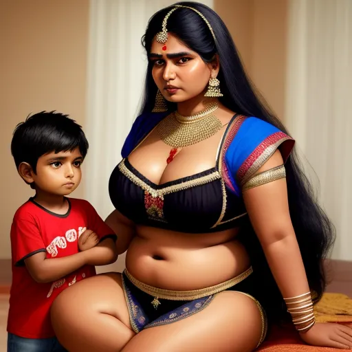 High Res Images Big Boobs Indian Woman Wearing Lingerie With Her