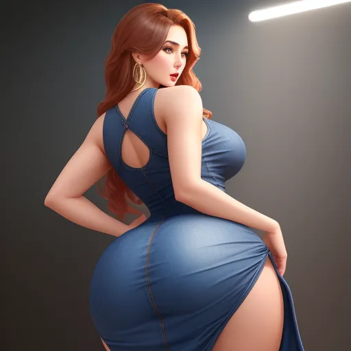 Image To Ai Big Woman Age With Extremely Big Ass Curvy In Hot