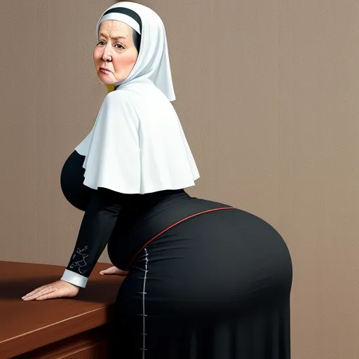 Redraw Ai Granny Curvy Big Booty Nun