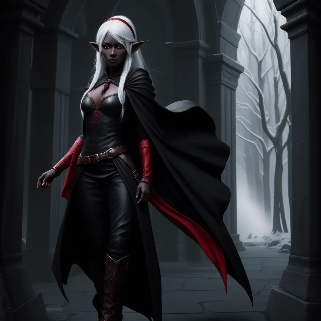 Photo Resolution Changer Solo Female Drow Elf Rogue Sensual