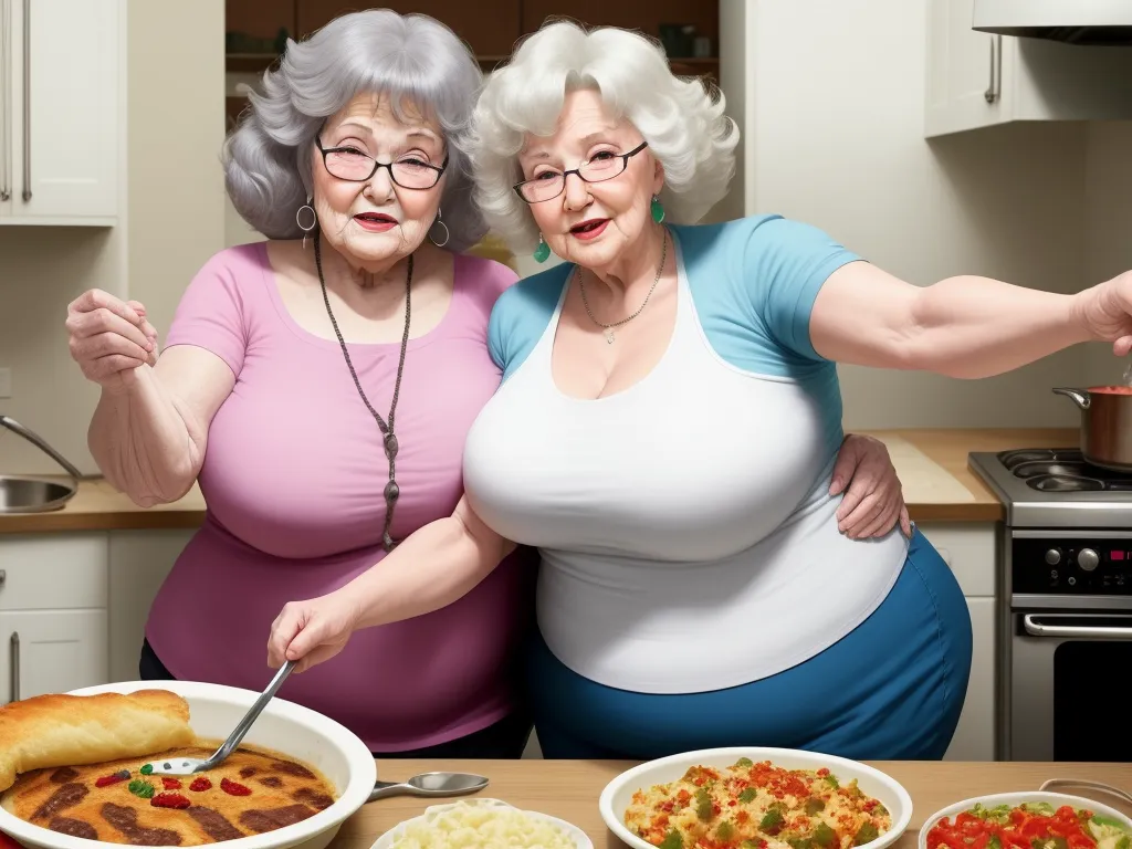 Turn An Image Into High Resolution Bbw Granny Showing Her Big Saggy