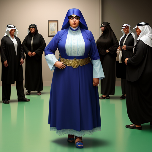 Ai Art Generator Z Tekstu A Tall Big Ass Half Naked Saudi Woman With