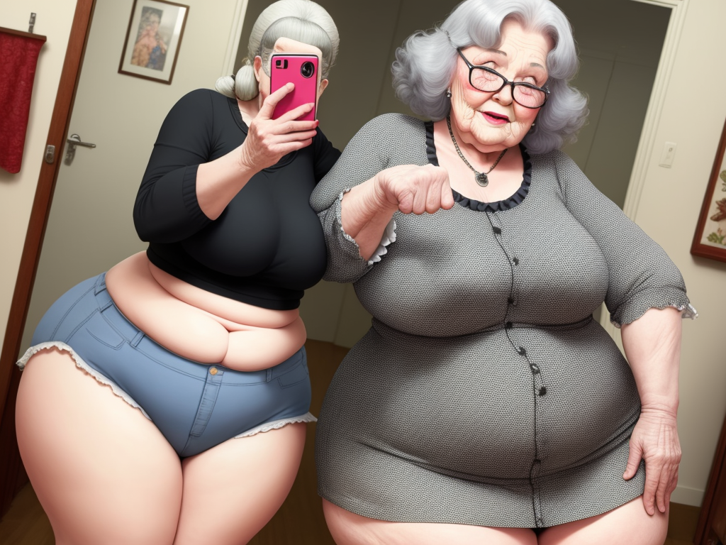 Ai Image Tool Bbw Granny Showing Her Big Saggy Selfie