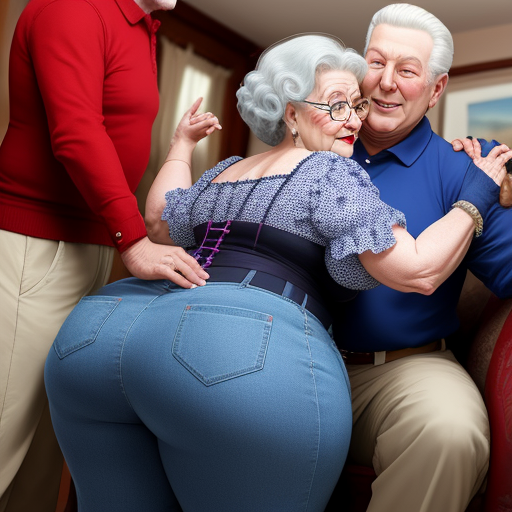 Ai Image Upscaler Granny Herself Big Booty Her Husband Touching