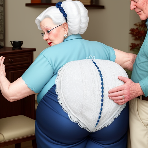 Ai Tool For Photos White Granny Humongous Booty Her Husband Touch Her