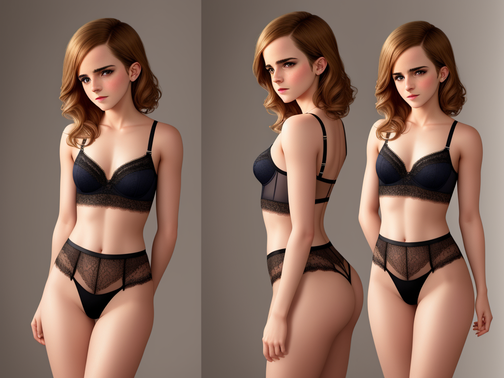 Generator Seni Ai Dari Teks An Image Of Emma Watson Posing Naked Body Sexiz Pix