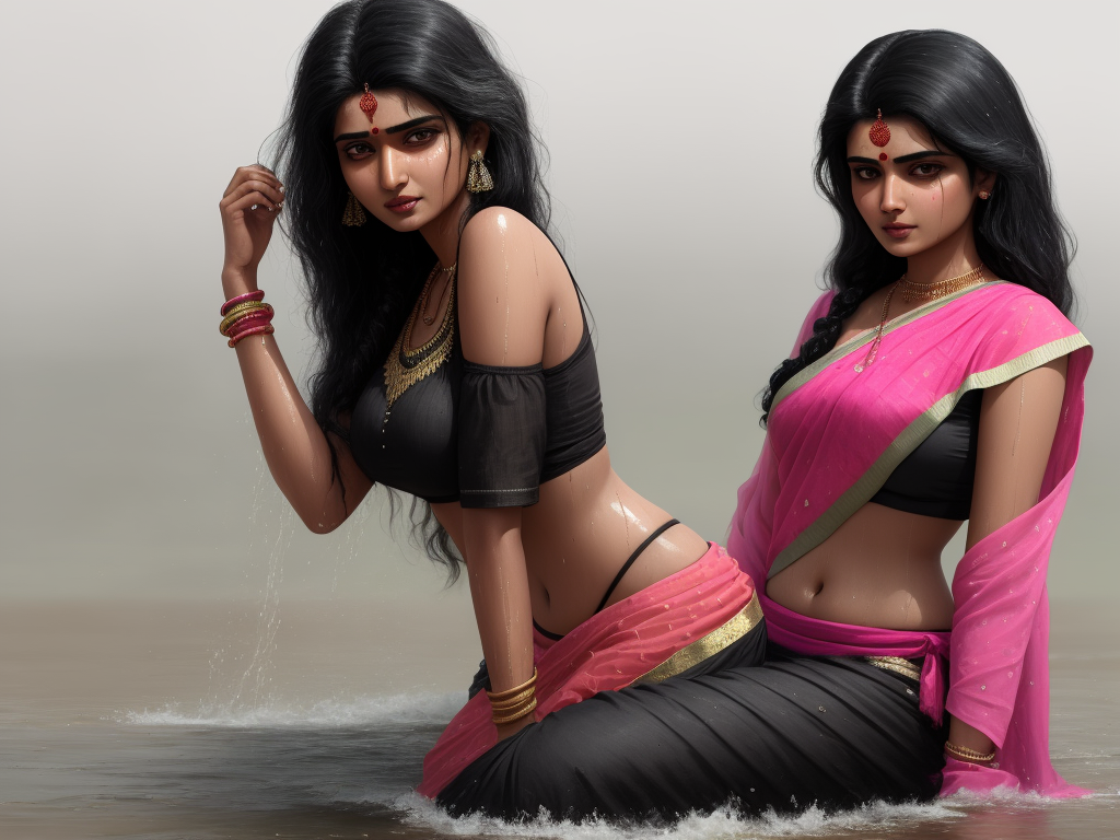 Ai Art Generator Do Texto Hot Indian Naked Girl With Black Hairs And Fair Img Converter