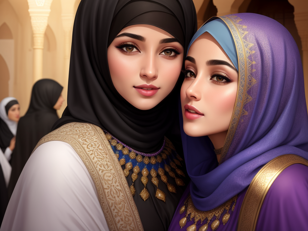 Ai Art Generator Z Tekstu Lesbian Hijab Party Nude Hijab Big Boobs 52140 |  Hot Sex Picture