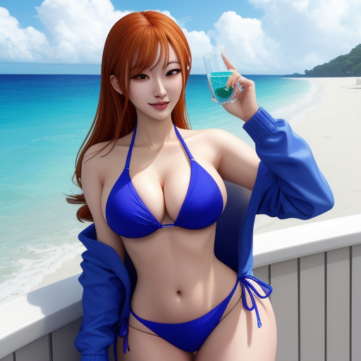 Nude Cartoon Characters Waifu In Bikini Suit With Doritomanit