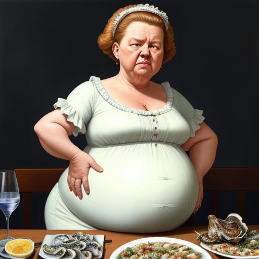 AI Art Generator Aus Text Pretty Dutch Aunt Has A Big Belly And Takes