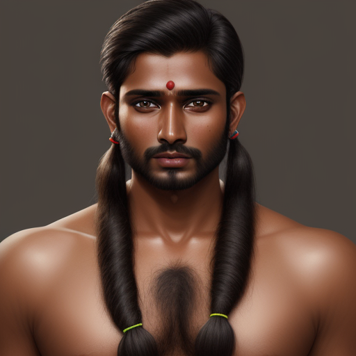 Red Headed Nudes Naked Handsome Indian Man