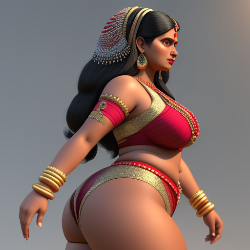 Ai Art Generator From Text Sexy Big Ass Indian Woman Full Nude Body