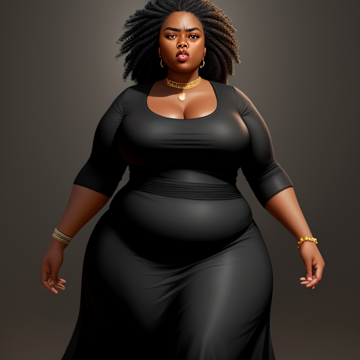 AI Art Generator From Text Sexy Big Boobs Black Woman Nude Img