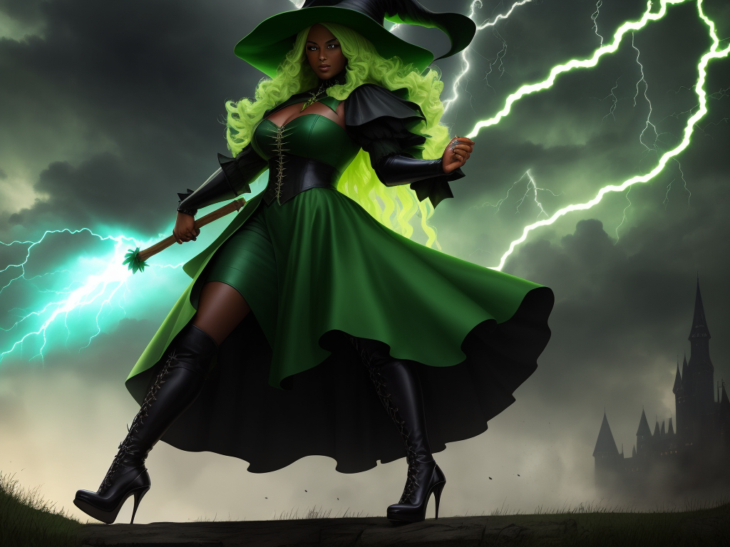 Upload K Image Witch Throws Lightning Bbw Big Huge High