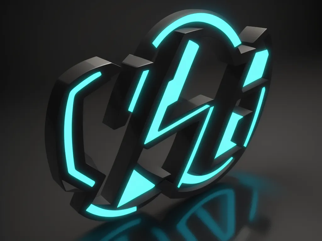 1080p photo: A futuristic logo of the letter G