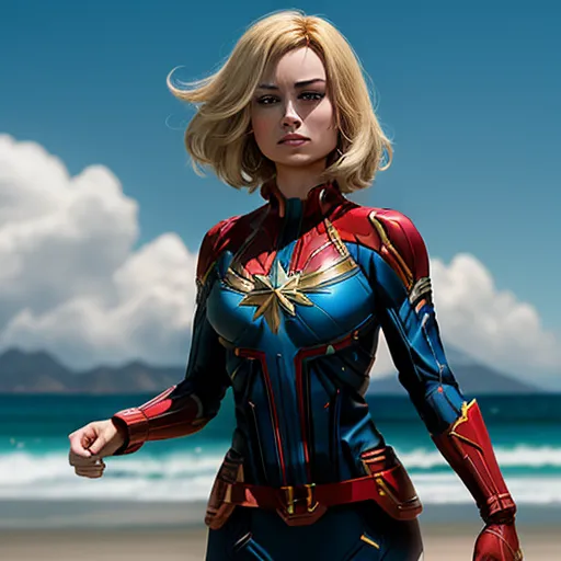 1080p pictures: Captain marvel in bikini