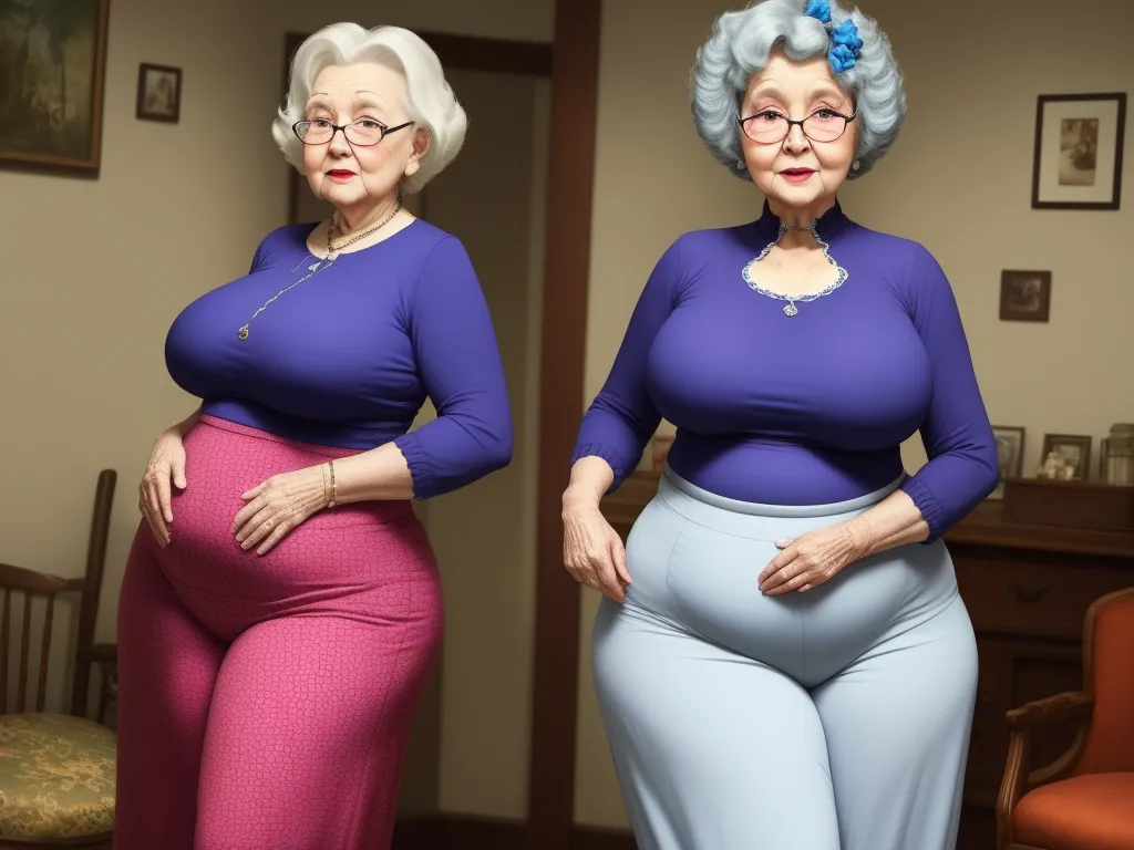 4k Quality Pictures Granny Showing Big Hips 7337