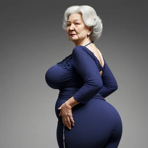 8k Image Granny Showing Big Booty In Lingerie