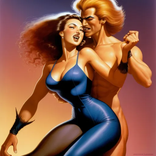 convert picture size A man and a woman in the throes of ecstacy. The