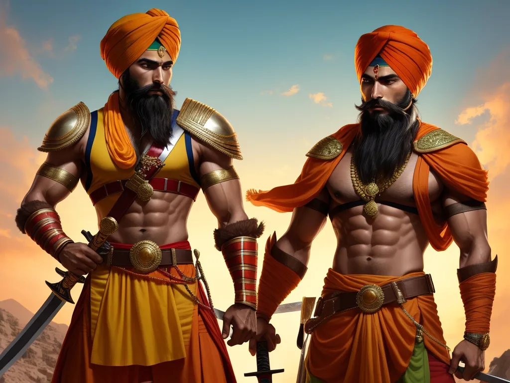 Free High Resolution Images A Strong Handsome Indian Sikh Warrior With