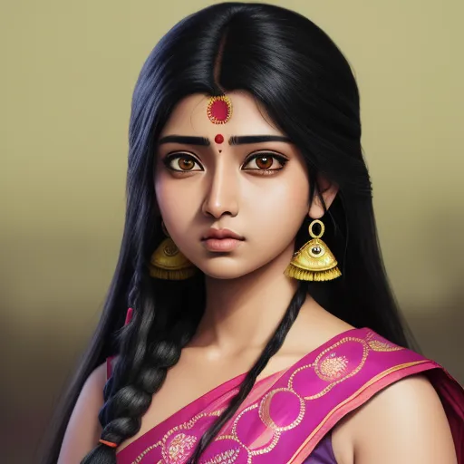 ai art wallpaper: amanwith indian aunty