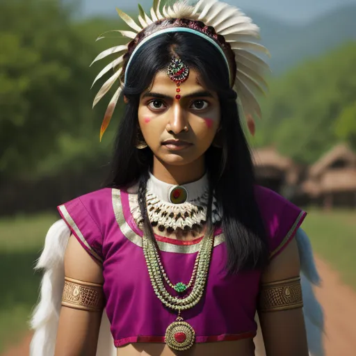 ai art wallpaper: Indian