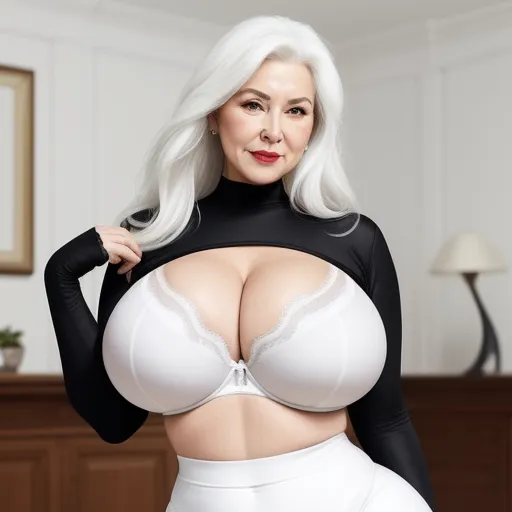 Ai Complete Image Gilf Curvaceous Voluptuous Spilling Out Of