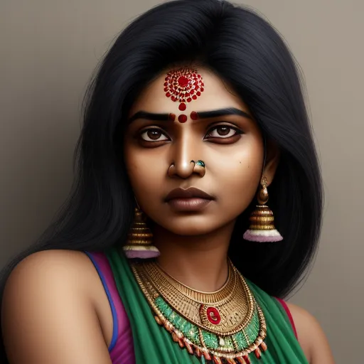 ai creating images: indian woman hot