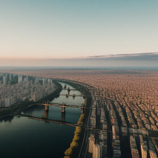 Cities in the distance