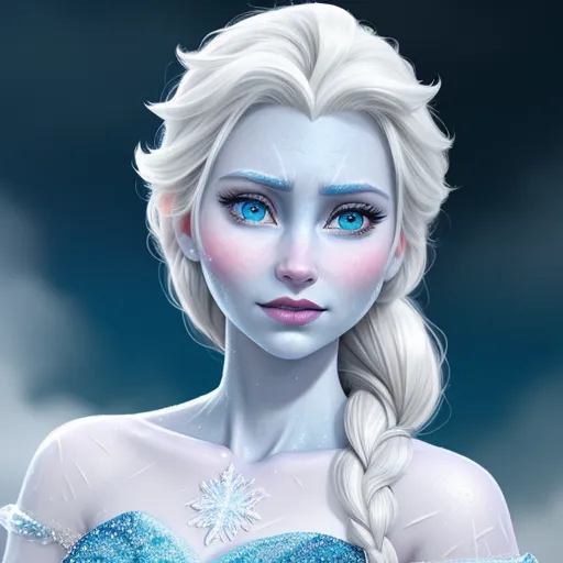 ai image generator from text: elsa frozen