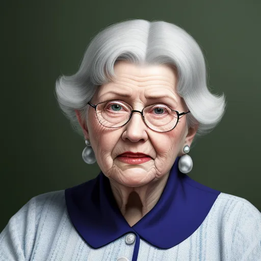 ai image modifier: Granny ing her big