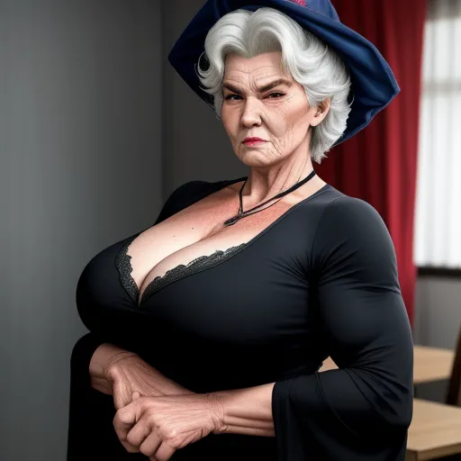 Ai Image Tool Gilf Huge Sexy Huge Serious Strong Granny