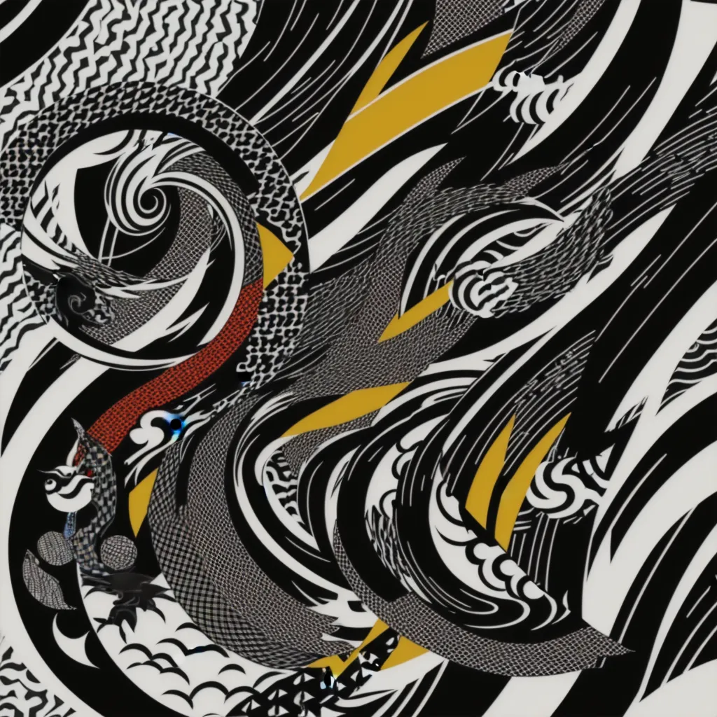 ai images: japan aggressive drift phonk patterns