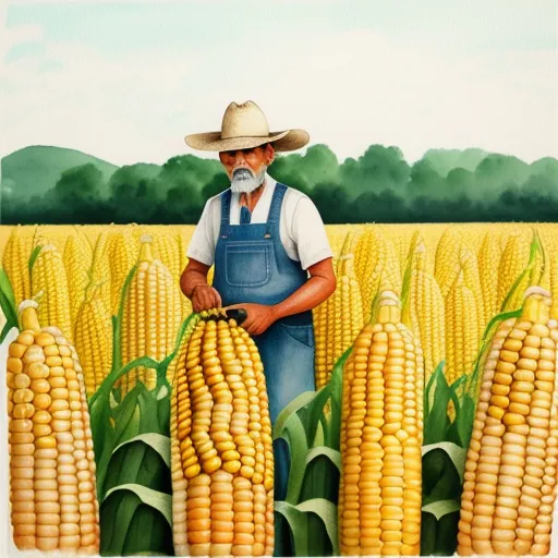 ai makes images: Lencho, the corn farmer