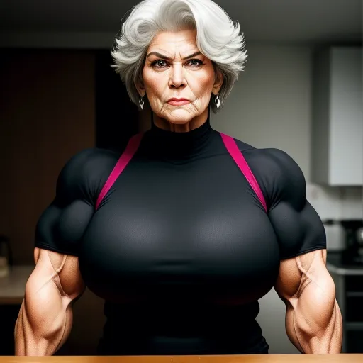 A I Pictures Gilf Huge Serious Sexy Strong Older Woman