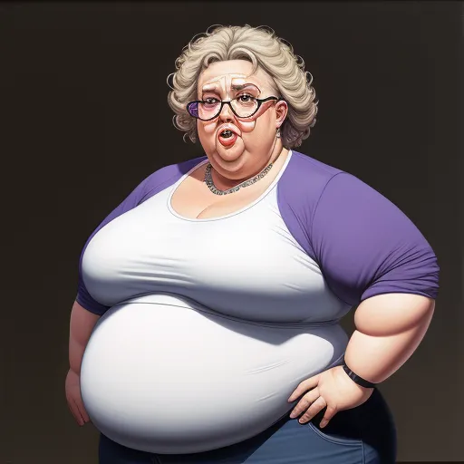 Ai Res Fat Old Woman Big Boos Big Belly Big Arms Big 4045