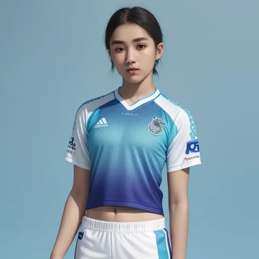 ai to create images: make a sport jersey without sleeves with feminine