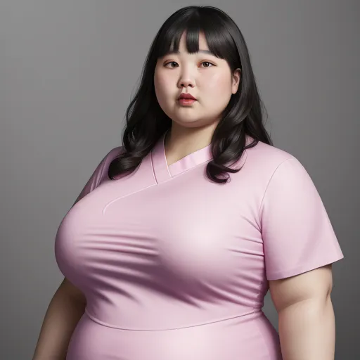 ai upscaler: fat woman, big stomach, very fat, very big bust,