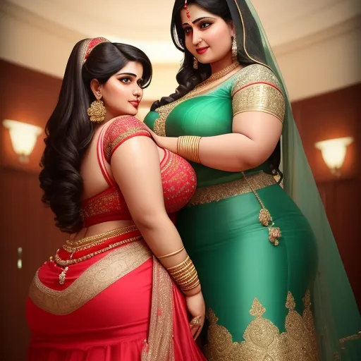 Ai To Create Images Beautiful Curvy Big Boobs And Big Ass Bhabhi