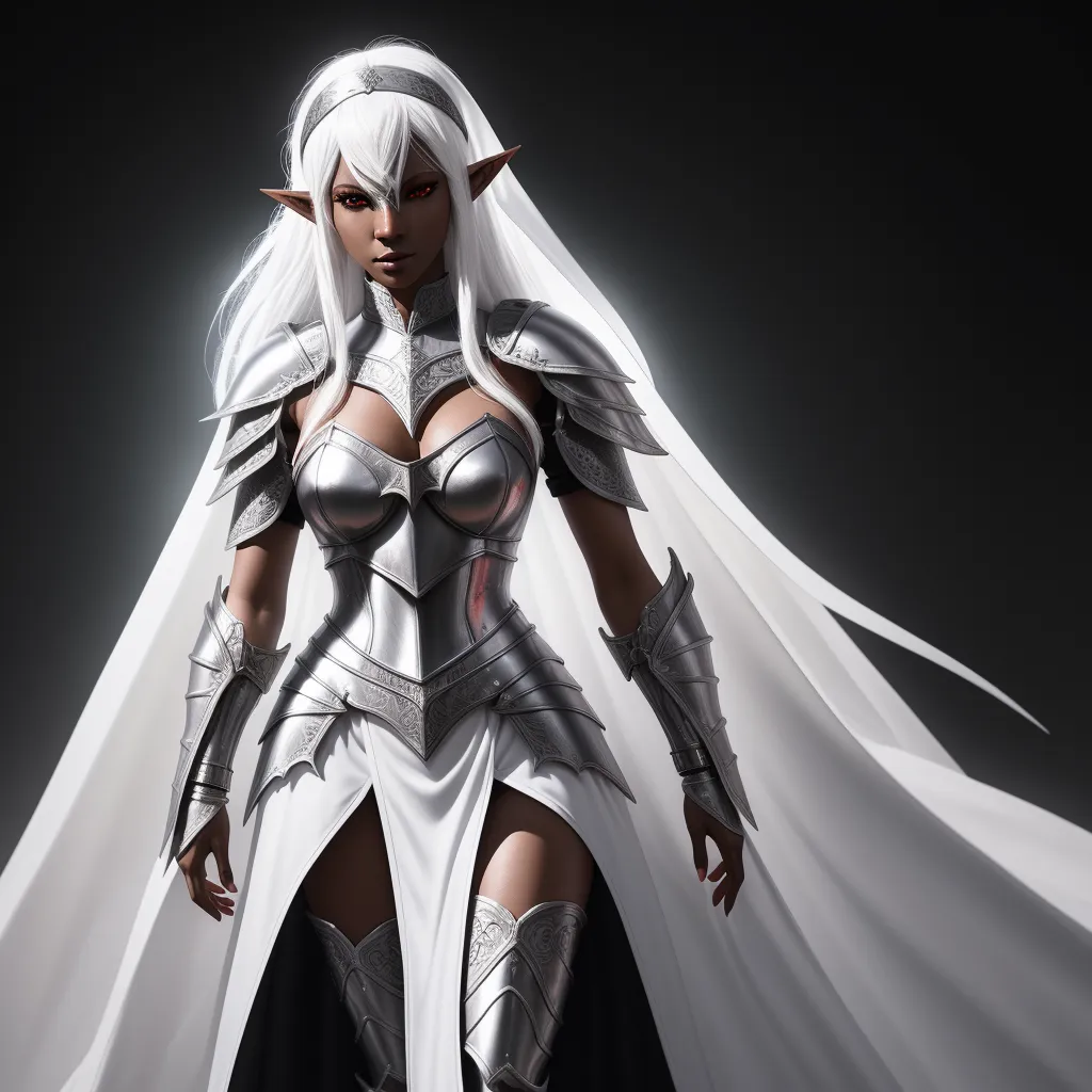 Best Ai Image Software Belandra Cleric Of Bahamut Female Drow Elf 