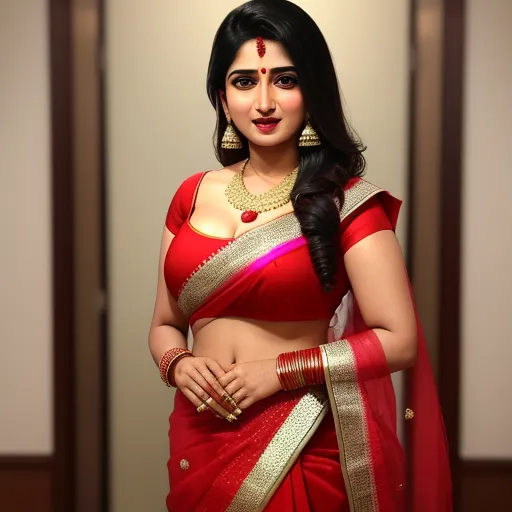 convert image: bhabhi in saree