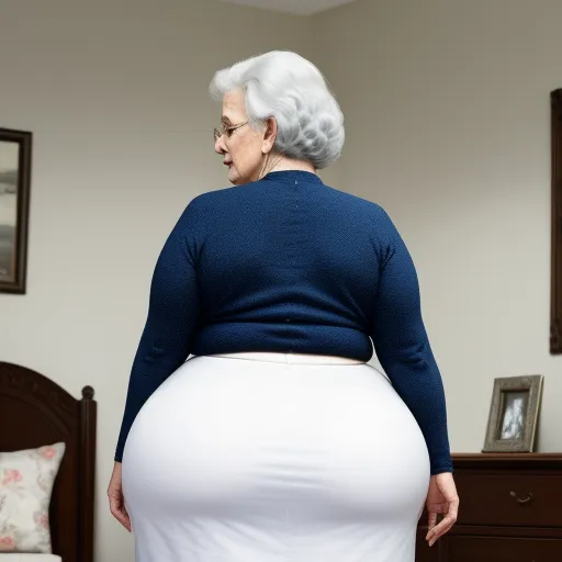 Convert 4k Granny Showing Her Big Booty And Huge