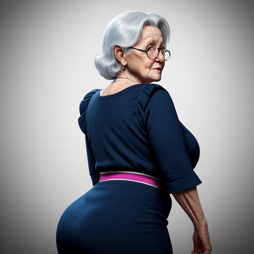 Convert Image Granny Showing Her Big Booty