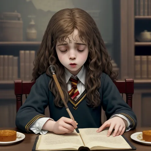 convert image to 4k resolution: Hermione granger swallowing miniature ...