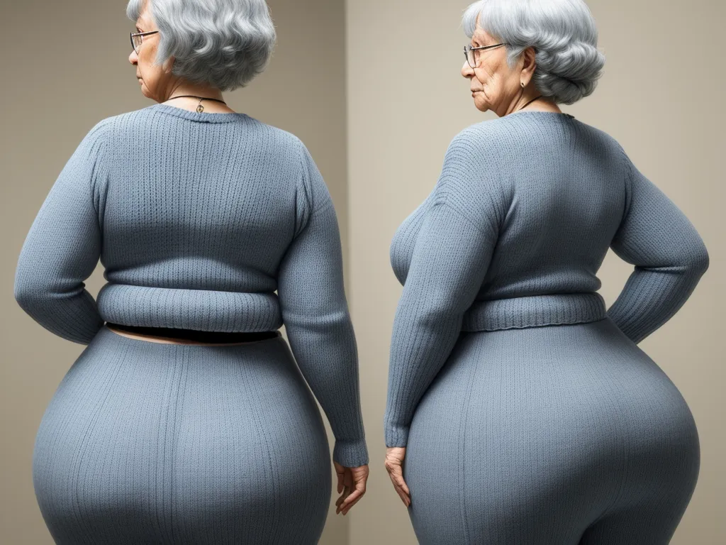 Convert Picture Grandma Wide Hips Big Hips Gles Knitting